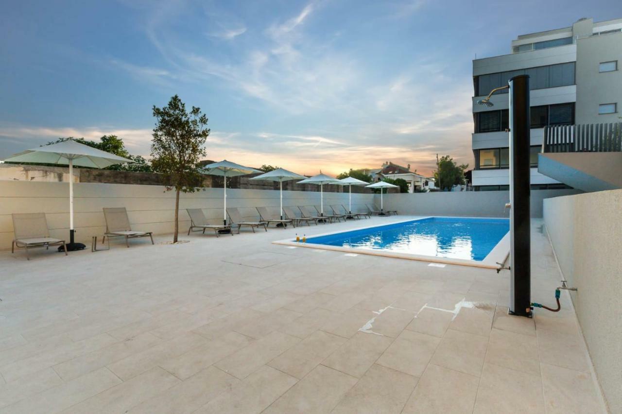 Shell Luxury Residences With Pool And Whirlpool Zadar Exterior foto